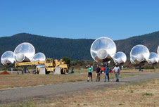 The SETI Allen Telescope Array and SETI astronomers in California