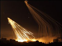 Bombardeios em Gaza