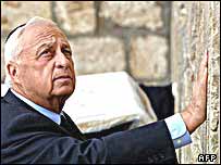 آريل شارون در بيت المقدس