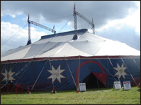 The Big Top at the Great British Circus
