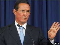 O ministro das Relações Exteriores da Colômbia, Fernando Araujo