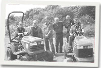 Y wardeiniaid yn St Brides yn ystod eu cwrs diweddaraf. 