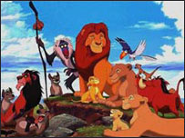 لائن کنگ کی دھن کو مختلف فنکارون نے استعمال کیا اور ڈیڑھ کروڑ ڈالر کمائے