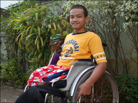 Kai in the CCD garden