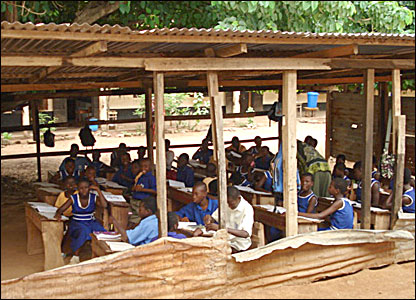 ghana class at Somanya Primary school