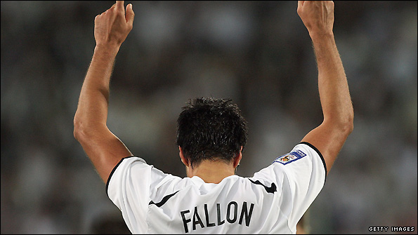 New Zealand striker Rory Fallon