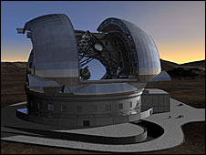 E-ELT. Crédito: ESO