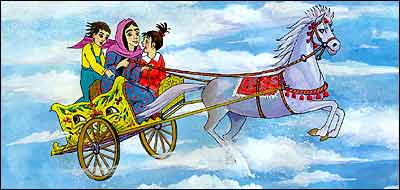 خاله گاديران با اطفال