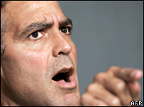 Ngôi sao điện ảnh, đạo diễn Hollywood George Clooney, đại sứ hoà bình LHQ 2008