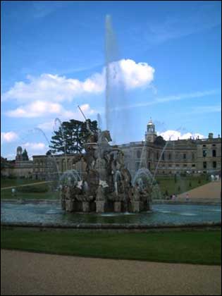 Witley Court fountain by Frederick Lampitt