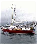 Ivan Rusch on board a yacht