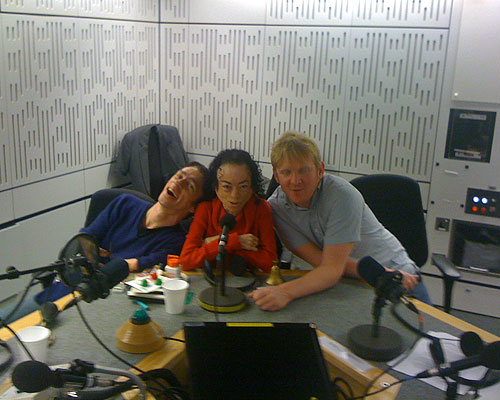 Mat Fraser, Liz Carr and Rob Crossan
