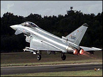 Eurofighter uçağı