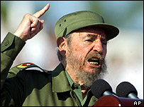 Fidel Castro'nun 2004'ten bir mitingi