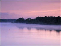 Dawn over Pitsford Water by Cath Evans