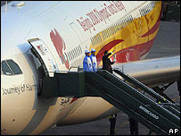 Chegada da tocha olímpica a Buenos Aires