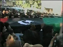 Benazir Butto'nun cenazesi