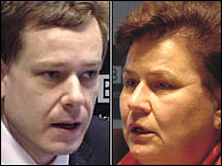 Marie Benešová a Pavel Němec