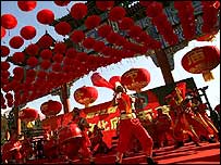 Çin yeni yıl kutlamaları