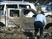 Irak'ta bombalı eylem ardından geride kalan enkaz