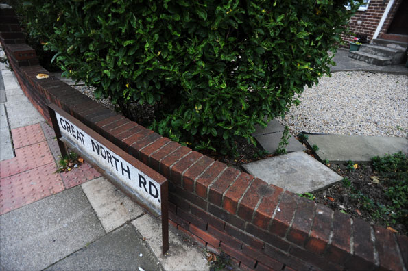 The Great North Road in Gosforth