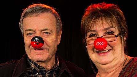 Tony Blackburn and Jenni Murray