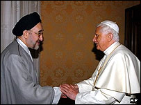 خاتمی و پاپ