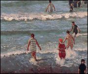 Painting of Bathers by Dieppe- Sickert