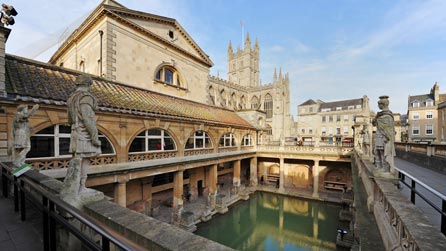 Roman baths in Bath