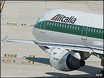 Avião da Alitalia