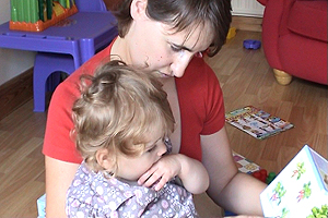 When Izzy was a couple of months old her parents noticed the back of her head was flat.