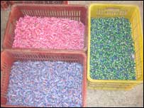 چاکلېټ په ټوکريو کې