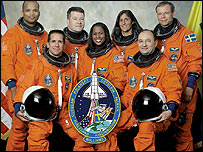 डिस्कवरी यान के सदस्य