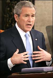 امریکی صدر جارج بش