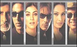 A still from Aankhen