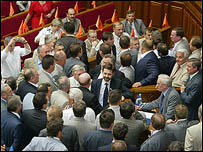 Блокування парламенту Партією регіонів минулого тижня - УНІАН