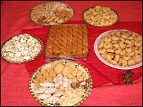 मिठाई देखकर मुँह में पानी आता है