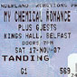 The 'My Chemical Romance' ticket