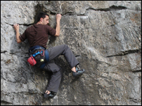 Climbing near the chasms