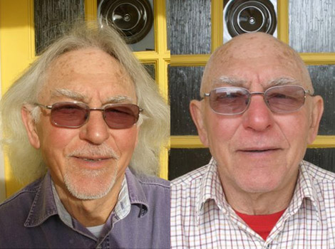 Roger Weyman's shave for Charity