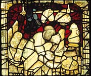 Part of window before restoration