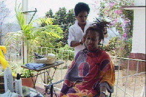 Hazel-Ann goes to the hairdressers