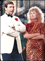 Vic and his wife Wendy Leech in Temple Of Doom