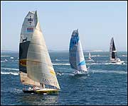 The Velux fleet set off on Leg 2 of the race