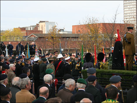 Remembrance Sunday service in Sunderland