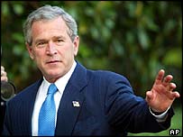 امریکی صدر جارج بش