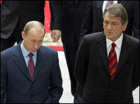 Putin ve Yuşçenko