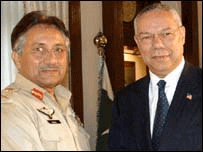 صدر مشرف اور کولن پاول