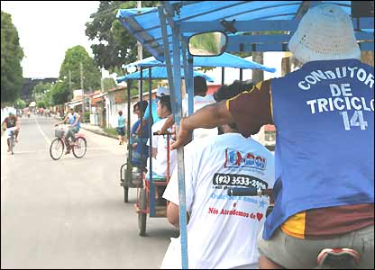 Xích lô ở Parintins