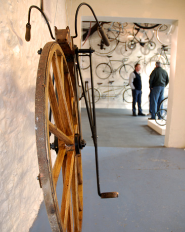 Replica of bicycle built by Kirkpatrick MacMillan